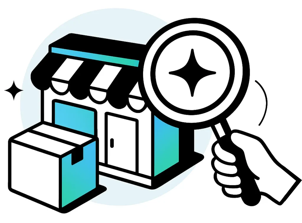 Magnifying glass examining Shopify app code - Shopify Plus App Graveyard: Unmask Hidden SEO & Speed Saboteurs