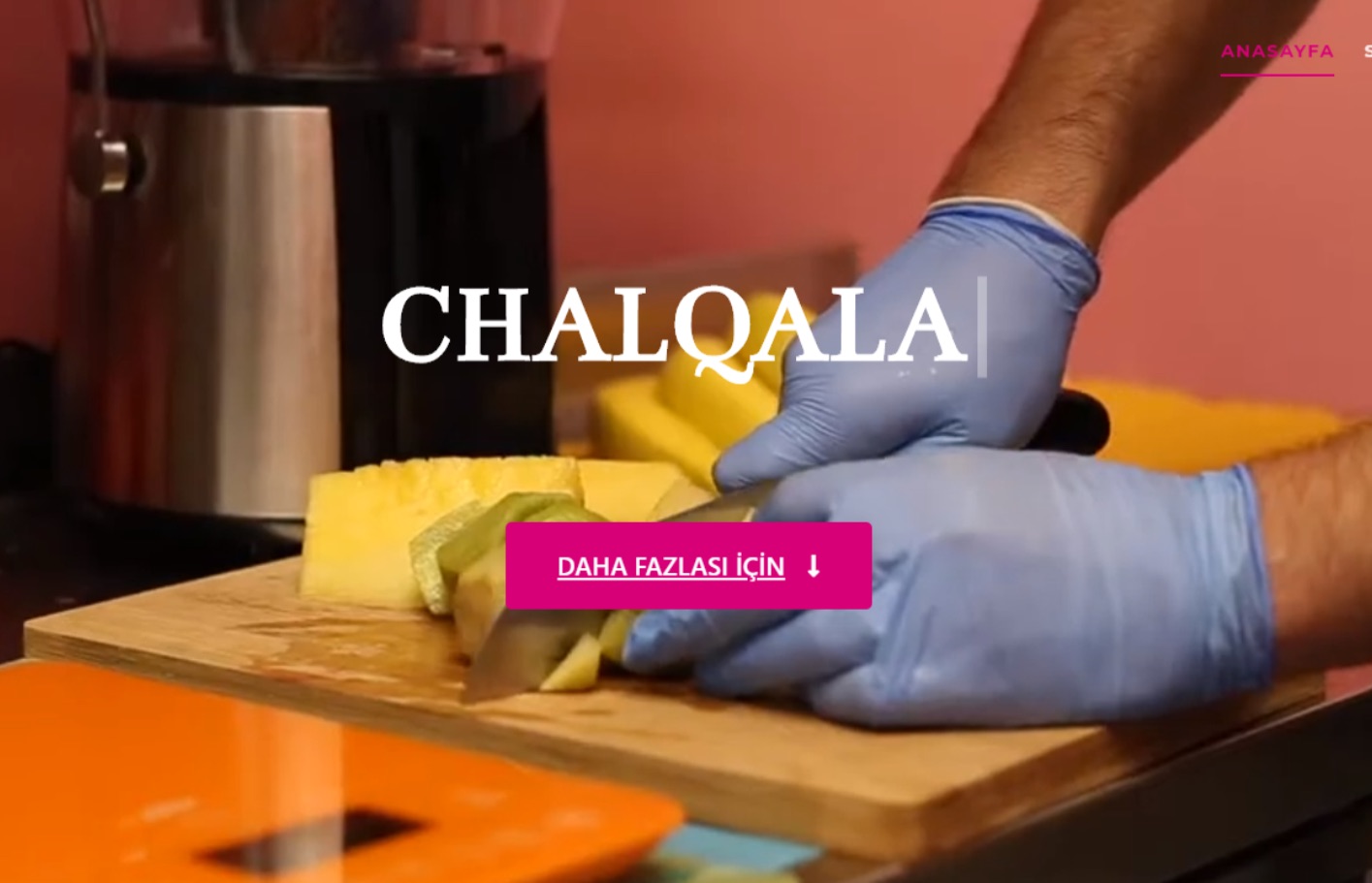 Chalqala smoothie bar WordPress site